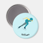 Skaten Magnet (Vorderseite/Rückseite)