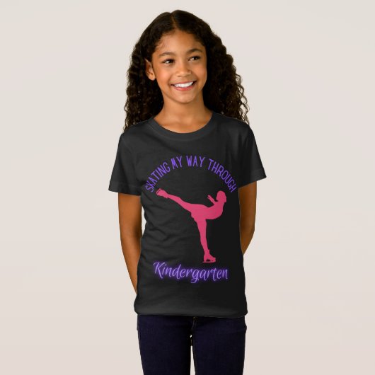 Skaten Mein Weg durch den Kindergarten T-Shirt (Vorne ganz)