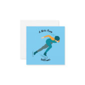 Skaten Mitteilungskarte (Vorderseite/Rückseite Beispiel)