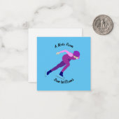 Skaten Mitteilungskarte (Vorderseite/Rückseite Beispiel)