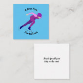 Skaten Mitteilungskarte (Vorne/Hinten)