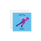 Skaten Mitteilungskarte (Vorderseite/Rückseite Beispiel)