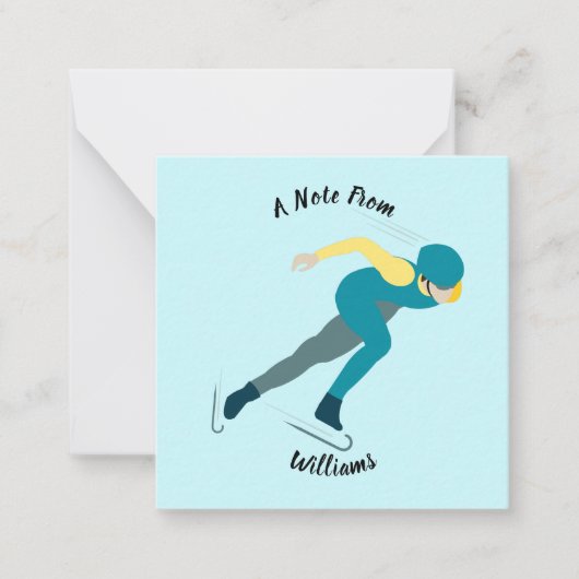 Skaten Mitteilungskarte (Vorderseite)