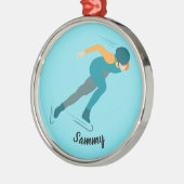 Skaten Ornament Aus Metall (Links)