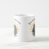 Skaten Owls Retro Style Nostalgisches Design Kaffeetasse (Mittel)