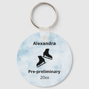 Skaten-Pegel-Test Jahr blauer Schlüsselanhänger