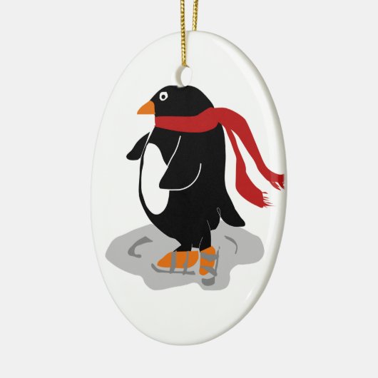 Skaten Penguin Keepake Ornament (Links)