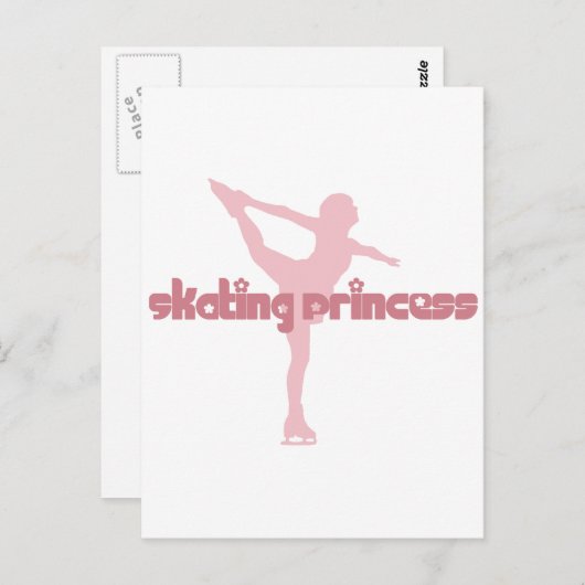 Skaten Princess Postkarte (Vorne/Hinten)
