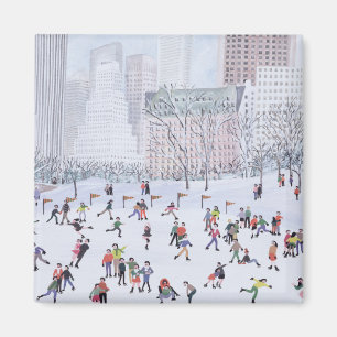 Skaten Rink Central Park New York 1994 Magnet