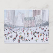 Skaten Rink Central Park New York 1994 Postkarte (Vorderseite)