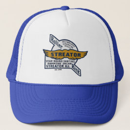 Skaten-Rink in Streator, IL. Truckerkappe