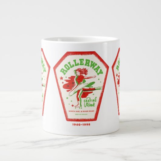 Skaten Rink, Melrose Park, Illinois Jumbo-Tasse (Vorderseite)