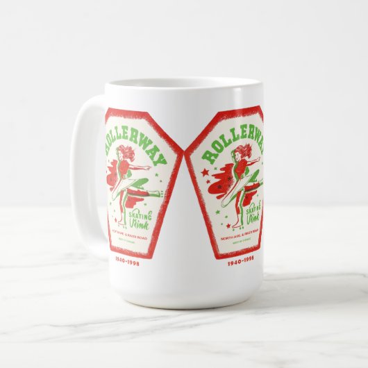 Skaten Rink, Melrose Park, Illinois Kaffeetasse (Vorderseite Links)