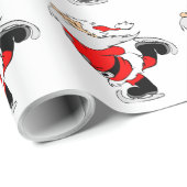 Skaten Santa Geschenkpapier (Rolleneckpunkt)