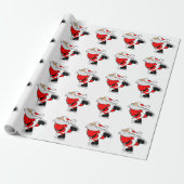 Skaten Santa Geschenkpapier (Ungerollt)