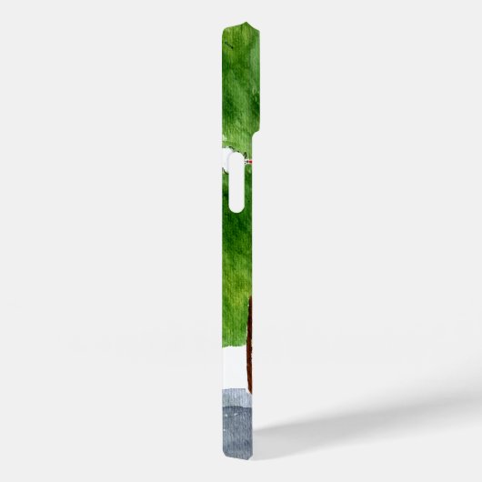 Skaten Santa iPhone 14 Fall "Barley There" Case-Mate iPhone Hülle (Rückseite / Rechts)