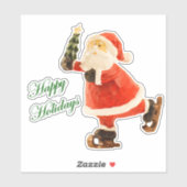 Skaten Santa Sticker (Blatt)