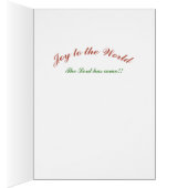 Skaten Snowman Weihnachtskarte (Innen (Rechts))