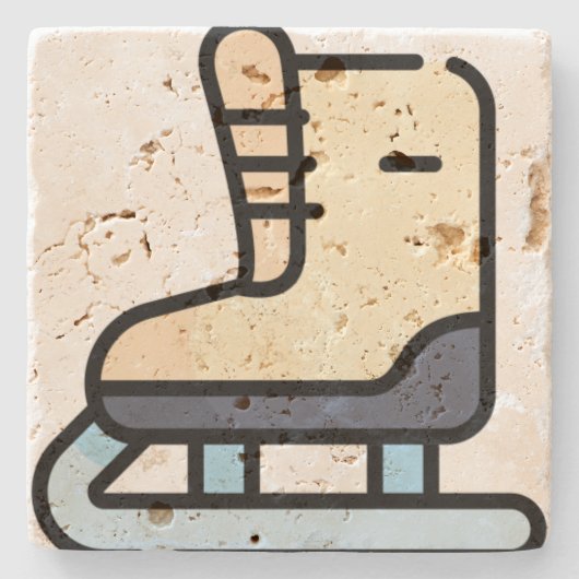 Skaten Steinuntersetzer (Vorderseite)