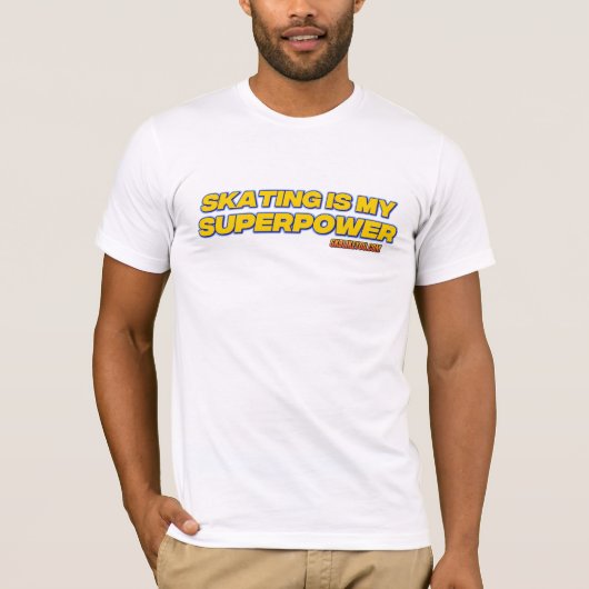 Skaten SuperPower Alt T - Shirt (Vorderseite)