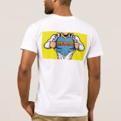 Skaten SuperPower Alt T - Shirt (Rückseite)