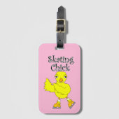 Skaten Textauswahl Gepäckanhänger (Vorderseite Vertikal)