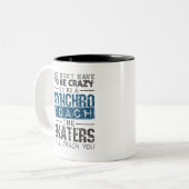 Skaten-Trainer Zweifarbige Tasse (Vorderseite Links)