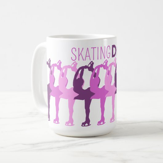 Skaten VATER Figur Skaten - Synchrongruppe Kaffeetasse (Vorderseite Links)