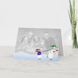 SkatenSnowmen Feiertagskarte