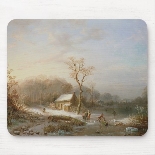 Skatenszene, 19. Jahrhundert Mousepad (Vorne)