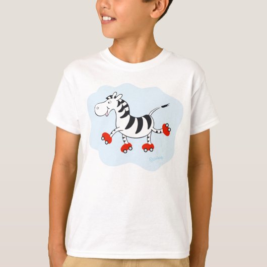 SkatenZebra T-Shirt (Vorderseite)