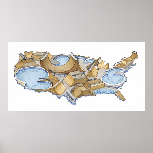 SkatePark USA Poster (Vorne)