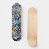 Skateplattform Kunst der japanischen Art des Ohms Skateboard (Vorderseite)