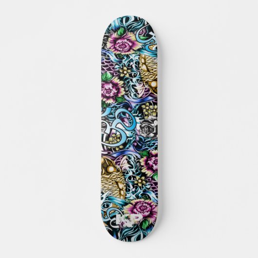 Skateplattform Kunst der japanischen Art des Ohms Skateboard (Vorne)