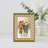 Skater 1890 postkarte (Stehend Vorderseite)