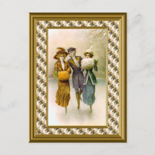 Skater 1890 postkarte (Vorderseite)