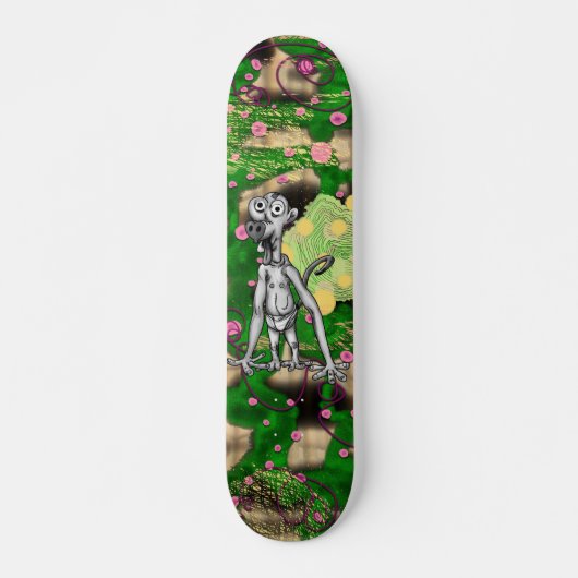 Skater-Affe Skateboard (Vorne)