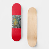 Skater Art an Bord Skateboard (Vorderseite)