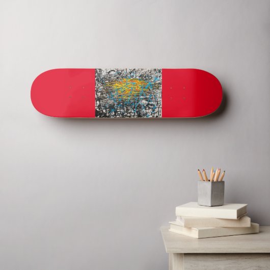 Skater Art an Bord Skateboard (Wandkunst (Horz))