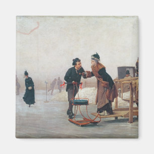 Skater auf See Valentino Magnet