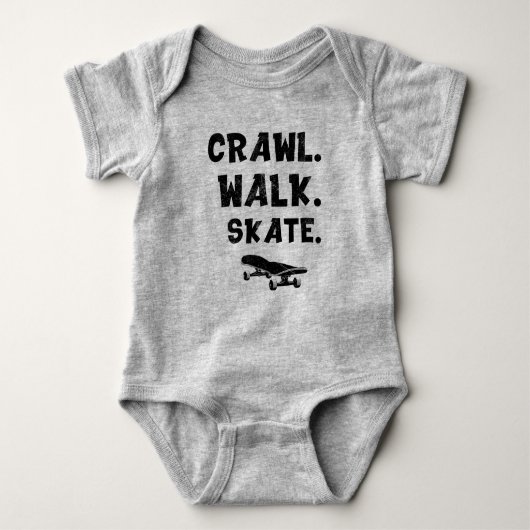 Skater Baby, Crawl Walk Skate, Baby Skateboard Baby Strampler (Vorderseite)