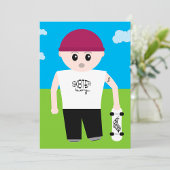 Skater Boy Einladung