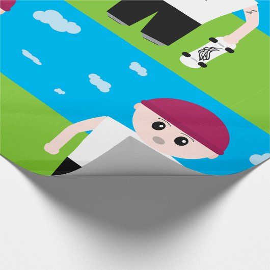 Skater Boy Geschenkpapier
