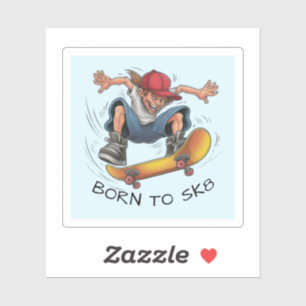 Skater Boy Skateboarding Aufkleber