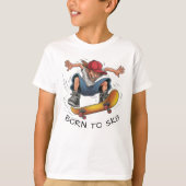 Skater Boy Skateboarding T-Shirt (Vorderseite)