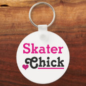 Skater Chick Schlüsselanhänger (Vorderseite)