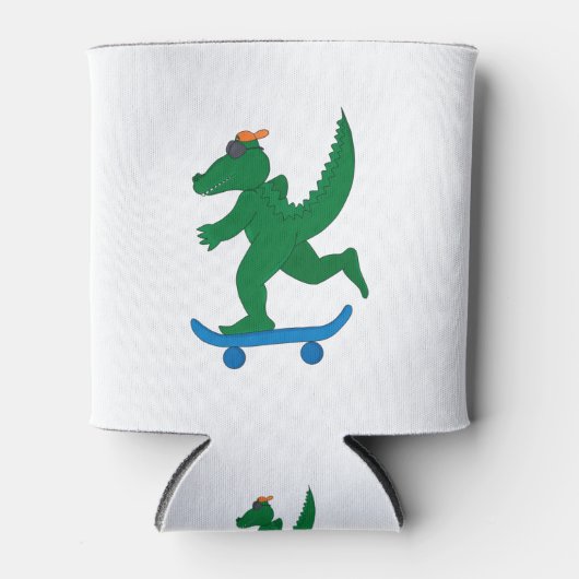 Skater Crocodile Dosenkühler (Vorderseite)