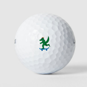 Skater Crocodile Golfball