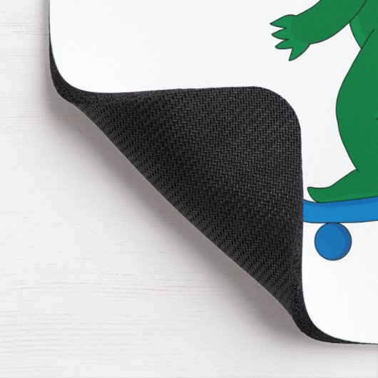Skater Crocodile Mousepad (Ecke)