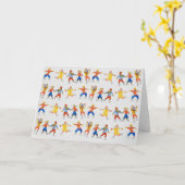 Skater der Eiszeit Kunst, Wohltätigkeit Karte (Gelbe Blume)